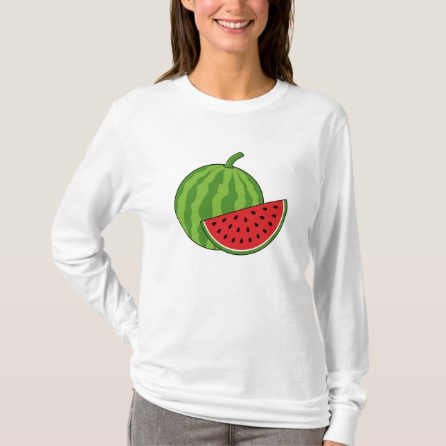 Wassermelone und Slice T-Shirt (Vorderseite)