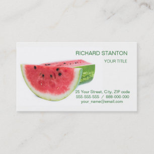 Wassermelone Visitenkarte
