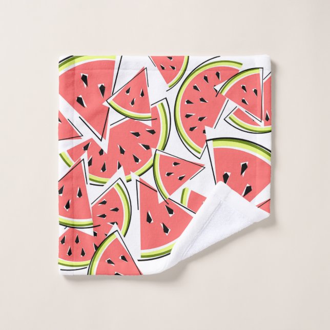 Wassermelone Waschlappen (Waschlappen)