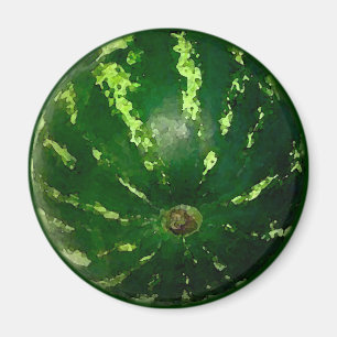 Wassermelone Wasserfarbe - Magnet