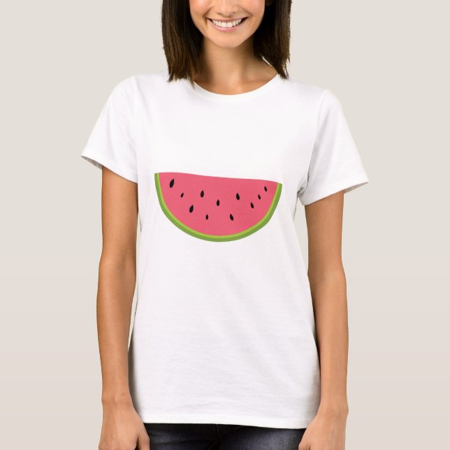 Wassermelone-Wassermelone-Frucht-süßes T-Shirt (Vorderseite)