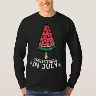 Wassermelone Weihnachten im Juli Eisdiele T-Shirt