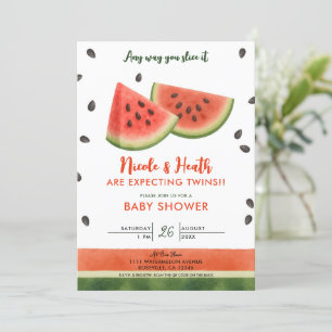 Wassermelone wie auch immer du sie schneidest Baby Einladung