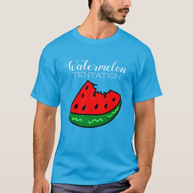 Wassermelone-Zelte T-Shirt (Vorderseite)