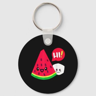 Wassermelone Zucker Hi Lustiger Spruch Hi Sommer D Schlüsselanhänger
