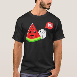 Wassermelone Zucker Hi Lustiger Spruch Hi Sommer T-Shirt