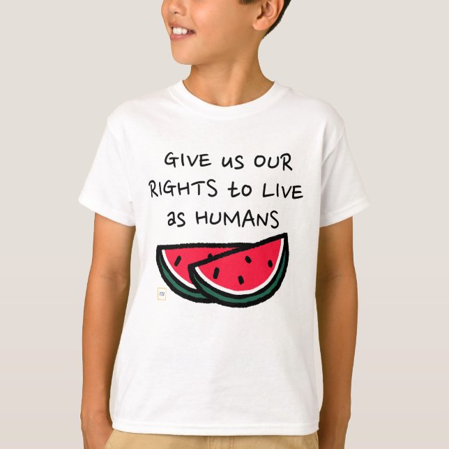 Wassermelone zum Rett und die Belagerung Palästina T-Shirt (Vorderseite)