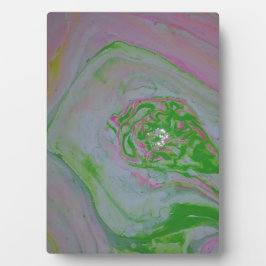 Wassermelonen-Acryl-Guss-Malerei-Plakette Fotoplatte