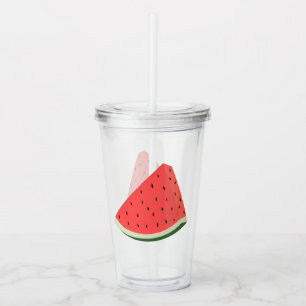 Wassermelonen Acrylic Tumbler Fresh Acryltrinkbecher