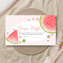 Wassermelonen-Baby-Party-Windel-Raffle