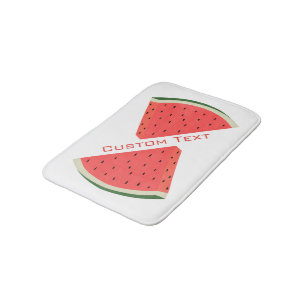 Wassermelonen Bath Mat Sweet - Ihr Text - Name Badematte