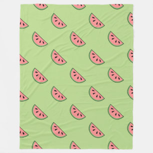 Wassermelonen Custom Fleece Blanket