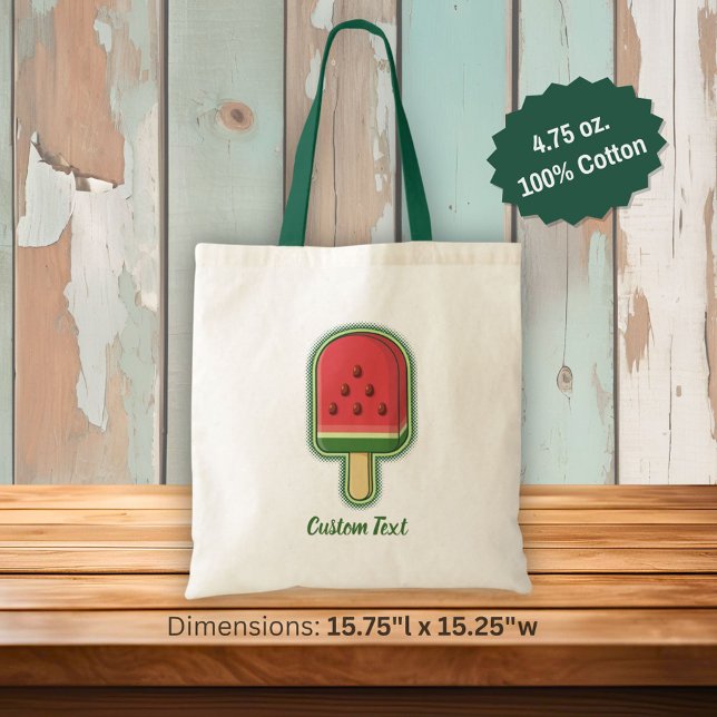 Wassermelonen-Eis-Stick Tragetasche (Von Creator hochgeladen)