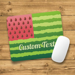 Wassermelonen-Flagge-Mauspad Mousepad