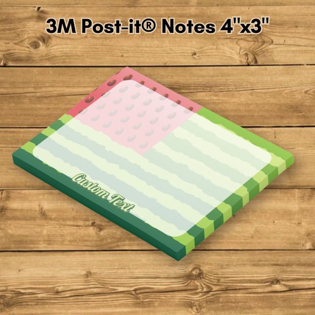 Wassermelonen-Flagge Post-it Klebezettel (Von Creator hochgeladen)