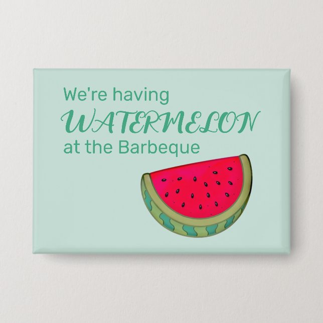 Wassermelonen-Frucht-Sammlertaste Button (Vorderseite)