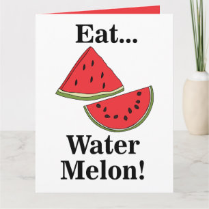 Wassermelonen-Frucht-Spaß-Sommerparty Karte