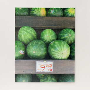 Wassermelonen für den Verkauf Corner Bodega NYC Fo Puzzle