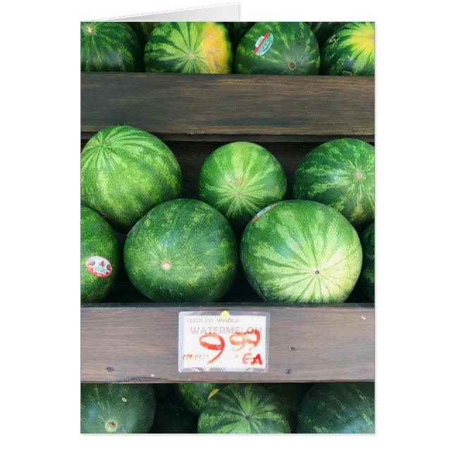 Wassermelonen für den Verkauf, Obstständer, New Yo (Vorne)