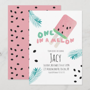 Wassermelonen-Geburtstagsmädchen / Eine in einer M