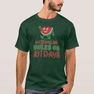 Wassermelonen-Geist-Erfrischer-Design T-Shirt