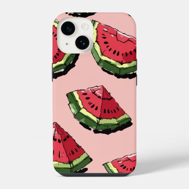 Wassermelonen-Hülle iPhone Hülle (Rückseite)