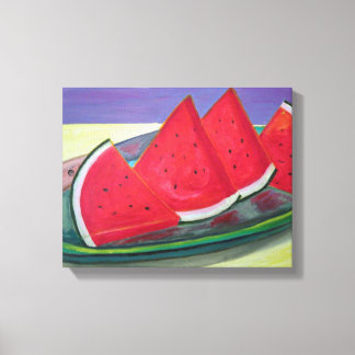 Wassermelonen Leinwanddruck