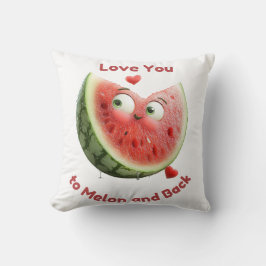 Wassermelonen-Liebe: Sweet & Juicy Heart Kissen