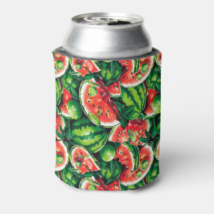 Wassermelonen, Limon, Wassermelonen-Blätter, klein Dosenkühler