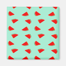 Wassermelonen-Muster grün Magnet
