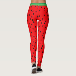 Wassermelonen-Muster Leggings