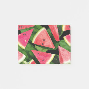 Wassermelonen-Mustererstellung 5 Post-it Klebezettel
