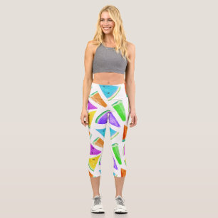 Wassermelonen-Mustererstellung 6 Capri Leggings