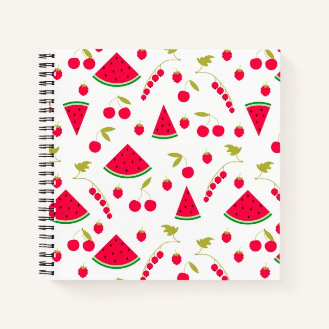 Wassermelonen Notizbuch (Vorderseite)