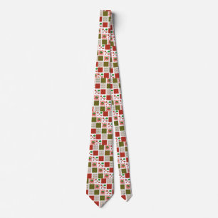 Wassermelonen-Patchwork Krawatte