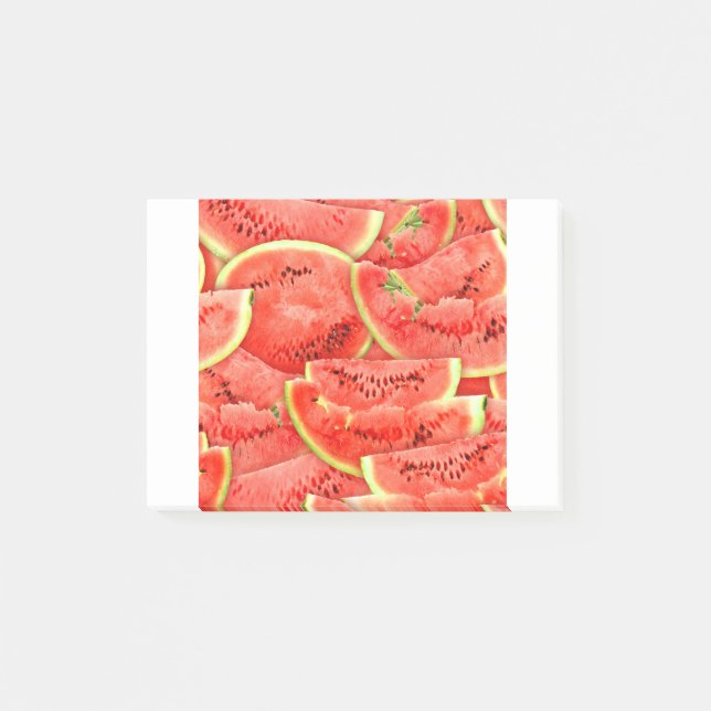Wassermelonen Post-it Klebezettel (Vorderseite)