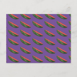 Wassermelonen-Postkarte Postkarte