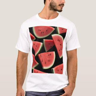 Wassermelonen-Scheibe-Ästhetik T-Shirt