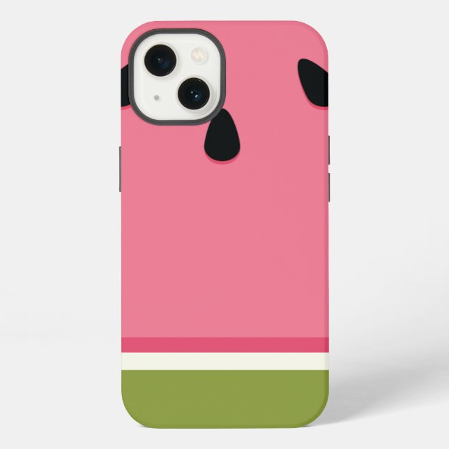 Wassermelonen-Scheibe iPhone Hülle (Rückseite)