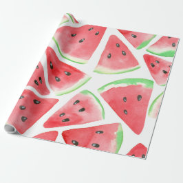 Wassermelonen-Schnittmuster Geschenkpapier