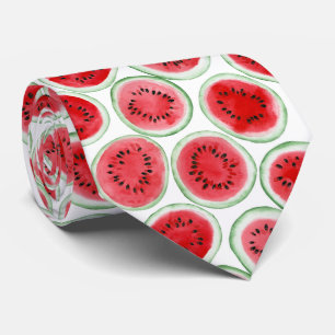 Wassermelonen-Schnittmuster Krawatte
