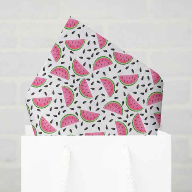 Wassermelonen Seidenpapier (Geschenk Tasche)