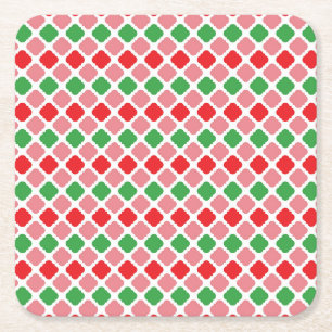 Wassermelonen Sommer Digitalpapier-56201 Rechteckiger Pappuntersetzer