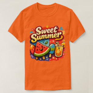 Wassermelonen-Sommer-T-Shirt Frucht-Grafik-T-Shi T-Shirt