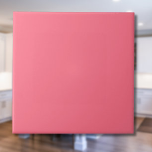 Wassermelonen-Sorbet-Einfarbig   Klassisch Elegant Fliese