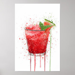 Wassermelonen-Sorbet Poster
