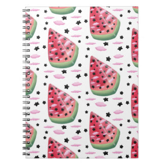 Wassermelonen-Stern Notizblock