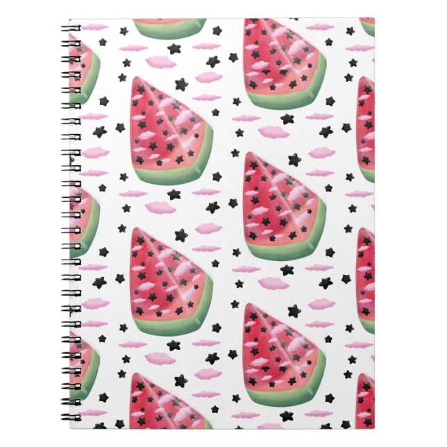 Wassermelonen-Stern  Notizblock (Vorderseite)