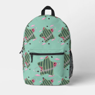 Wassermelonen-Stern-Planet Bedruckter Rucksack