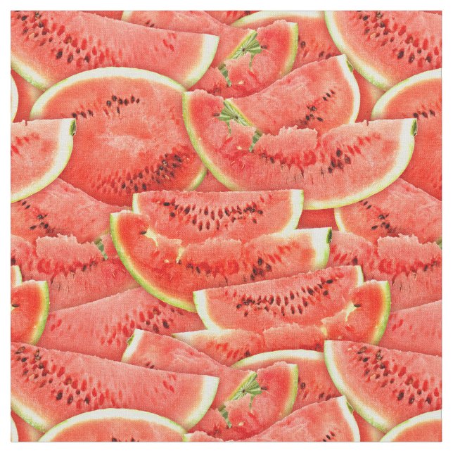 Wassermelonen Stoff (Nahaufnahme)